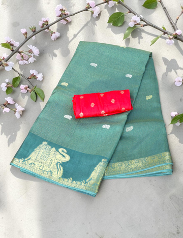 Georgette Violet Saree