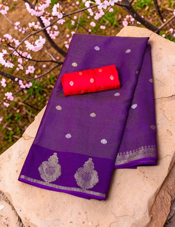 Georgette Mustard Yellow Saree