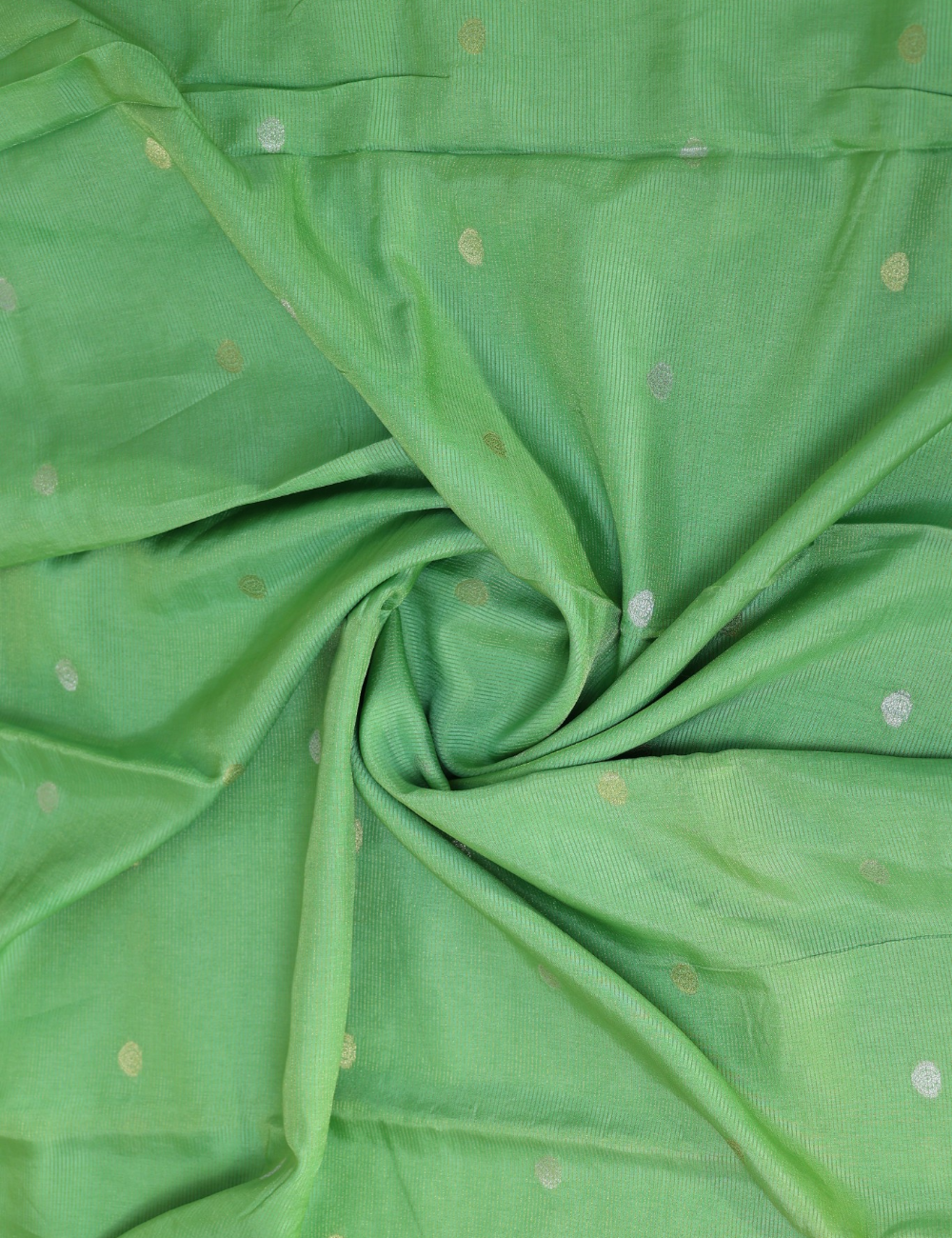 Georgette Parrot Green Saree